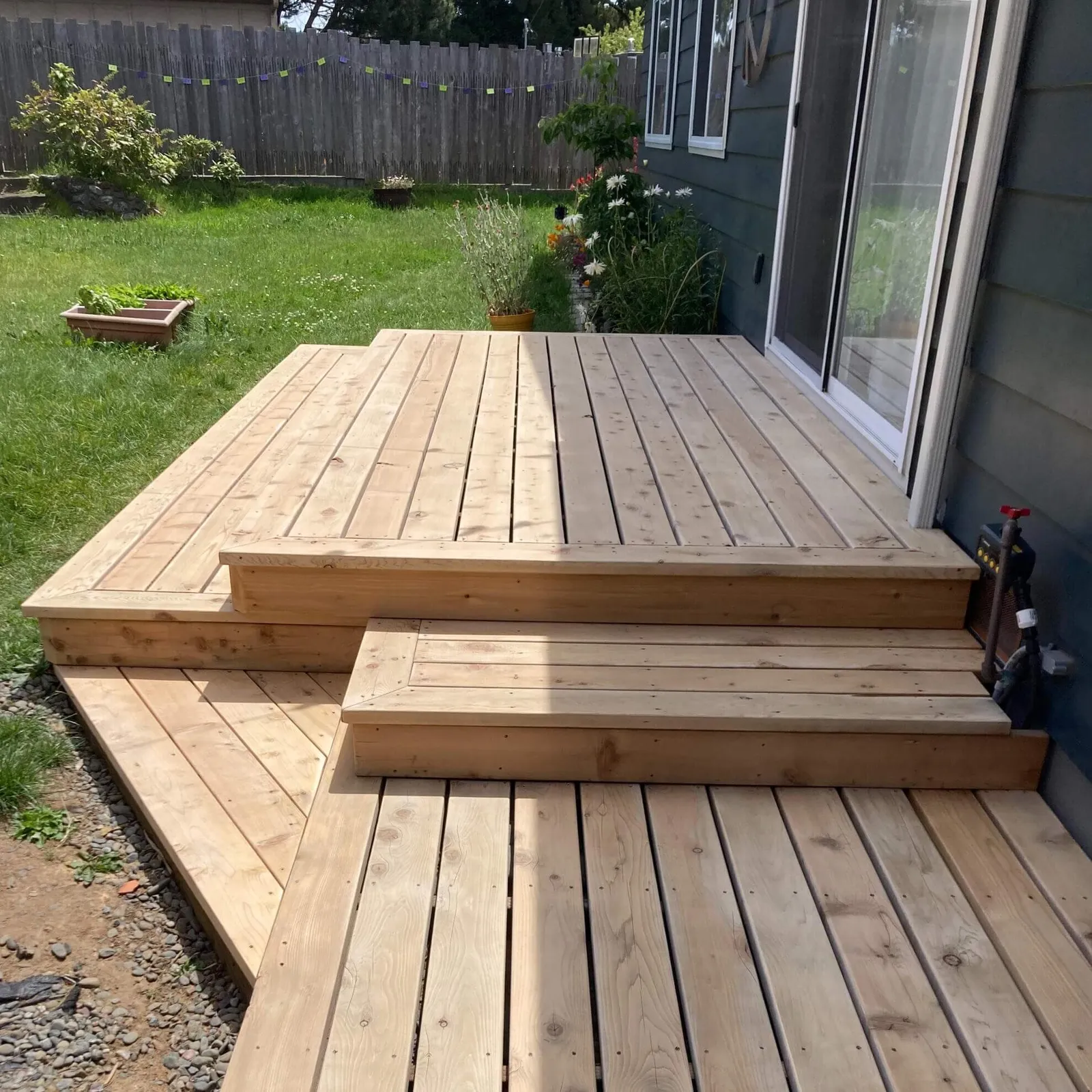unfurnished wooden stairs